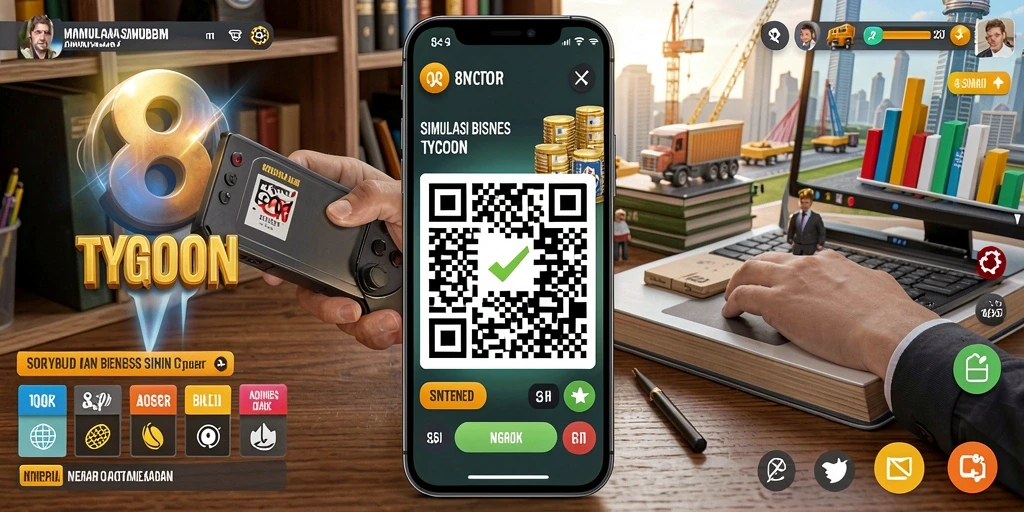 Tampilan gameplay 8QR yang menarik dan interaktif.