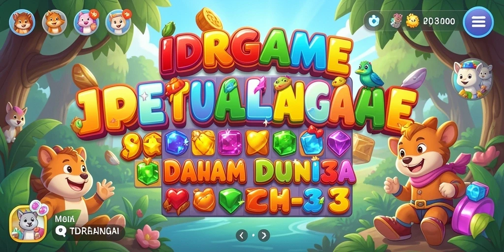 Screenshot gameplay menunjukkan keseruan mencocokkan item Match-3.